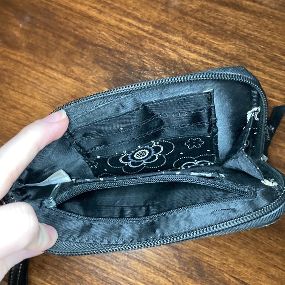 Black Floral Wristlet - Picture 3 of 3